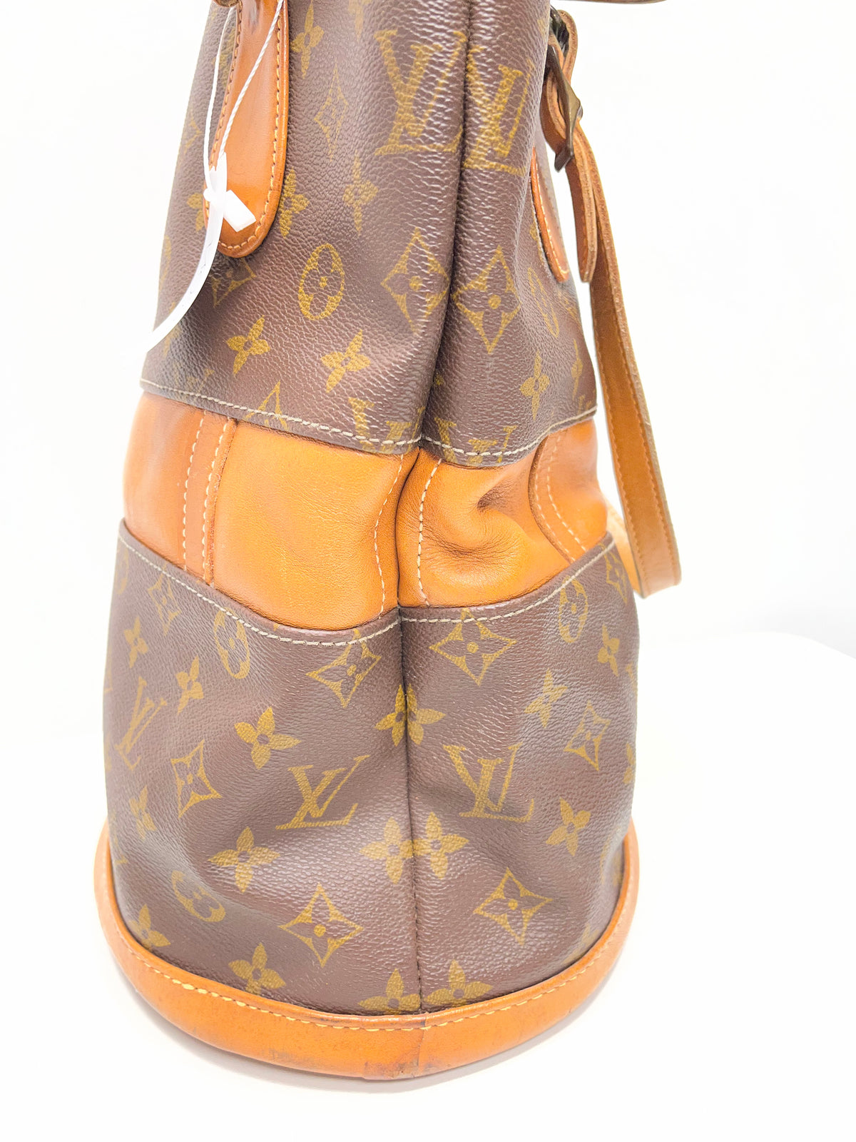 Louis Vuitton Brown Monogram Vintage Bucket Bag 1970/1980