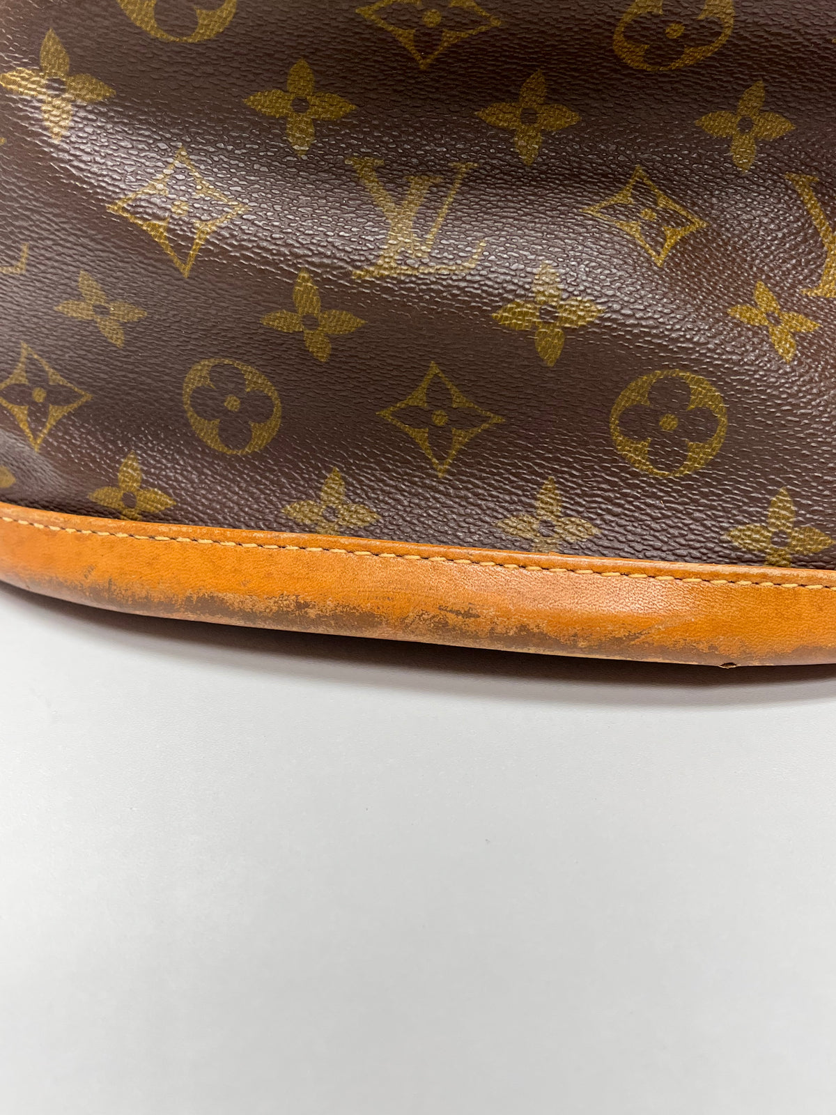Louis Vuitton Brown Monogram Vintage Bucket Bag 1970/1980