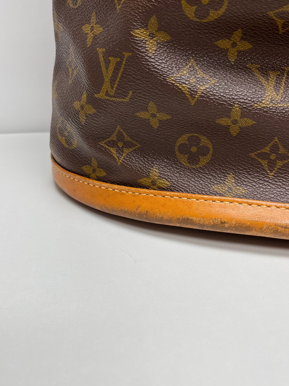Louis Vuitton Brown Monogram Vintage Bucket Bag 1970/1980