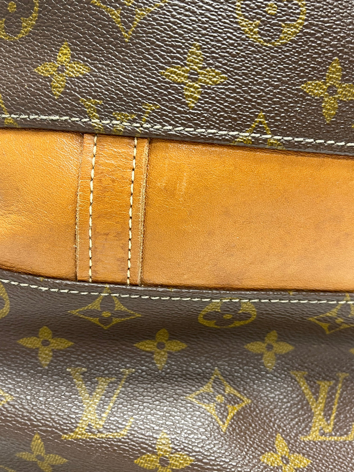 Louis Vuitton Brown Monogram Vintage Bucket Bag 1970/1980