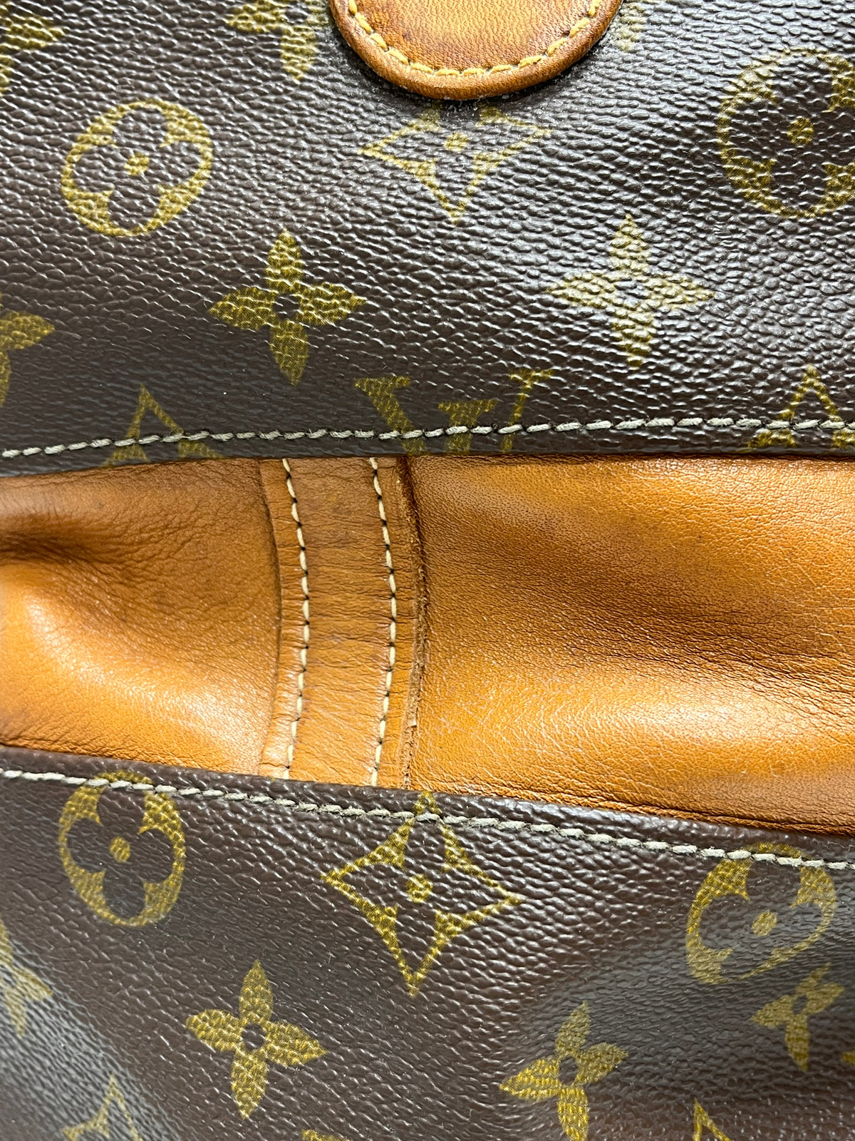 Louis Vuitton Brown Monogram Vintage Bucket Bag 1970/1980