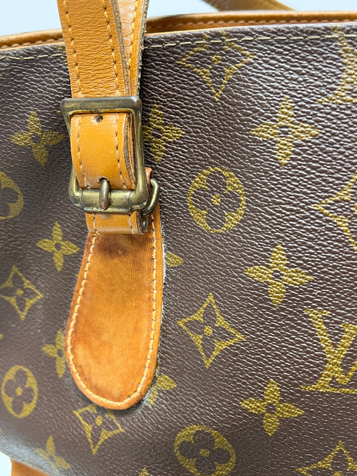 Louis Vuitton Brown Monogram Vintage Bucket Bag 1970/1980