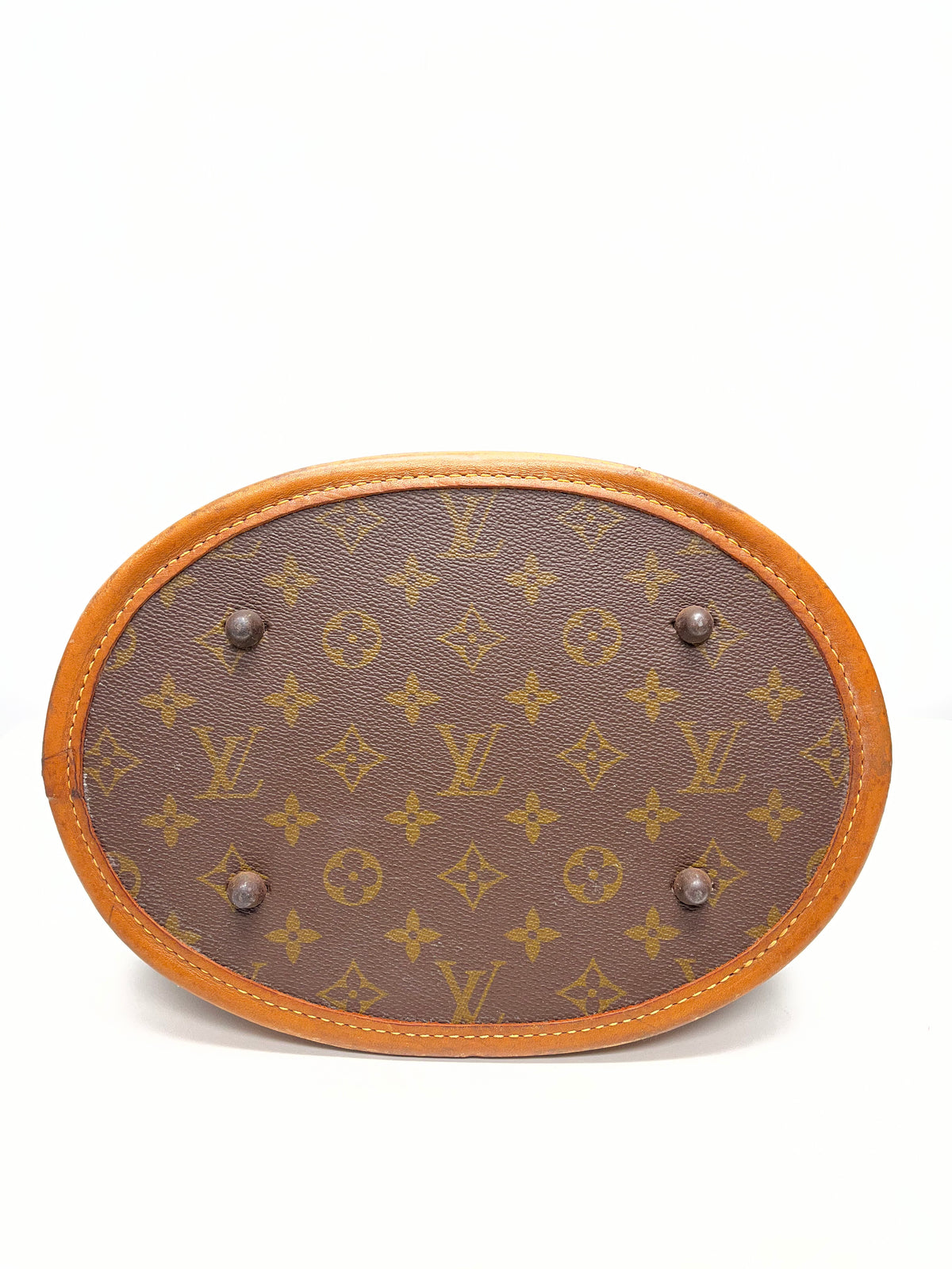 Louis Vuitton Brown Monogram Vintage Bucket Bag 1970/1980