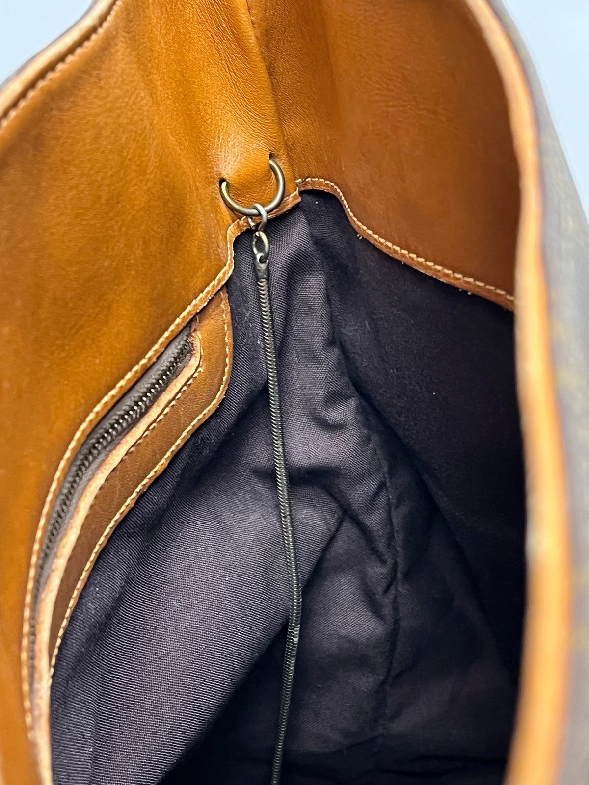 Louis Vuitton Brown Monogram Vintage Bucket Bag 1970/1980