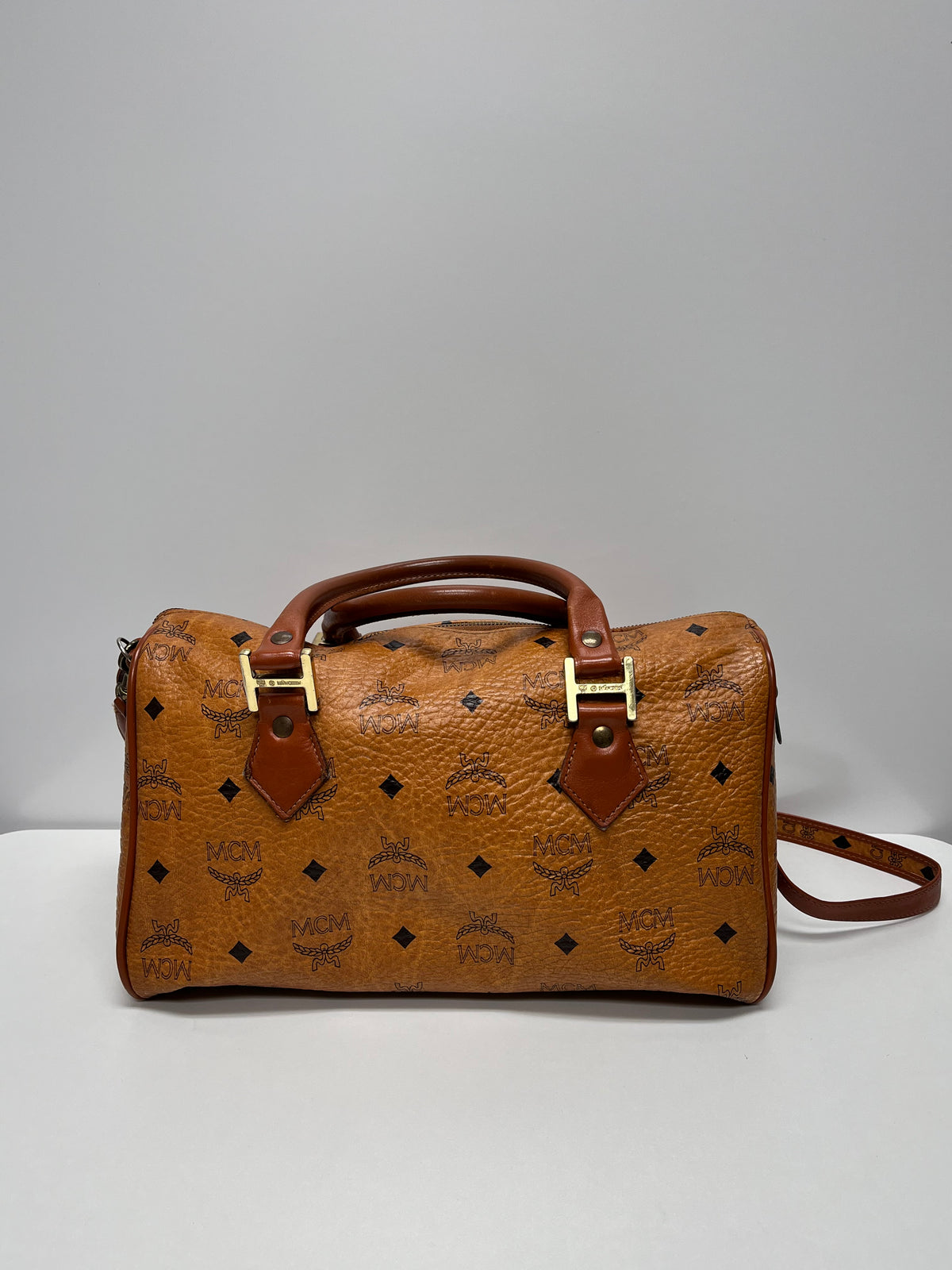 Camel MCM Handbag