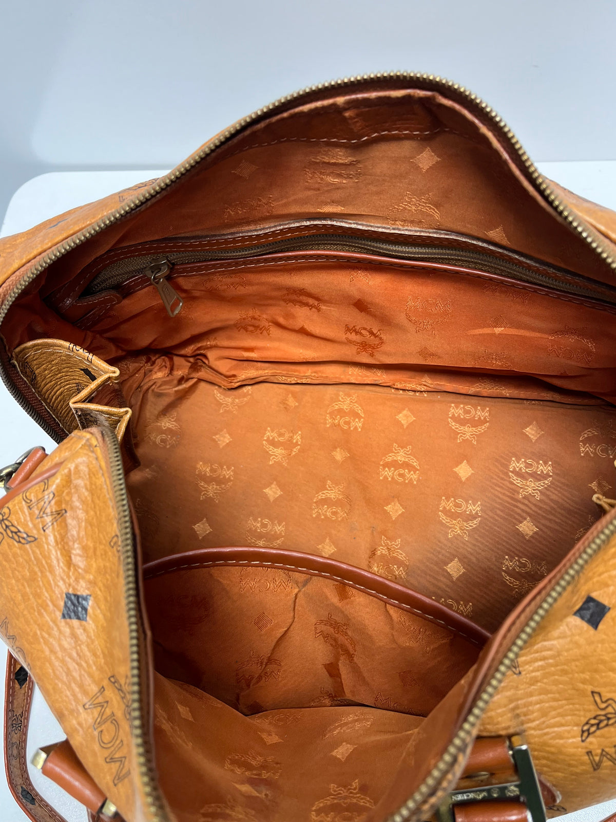 Camel MCM Handbag
