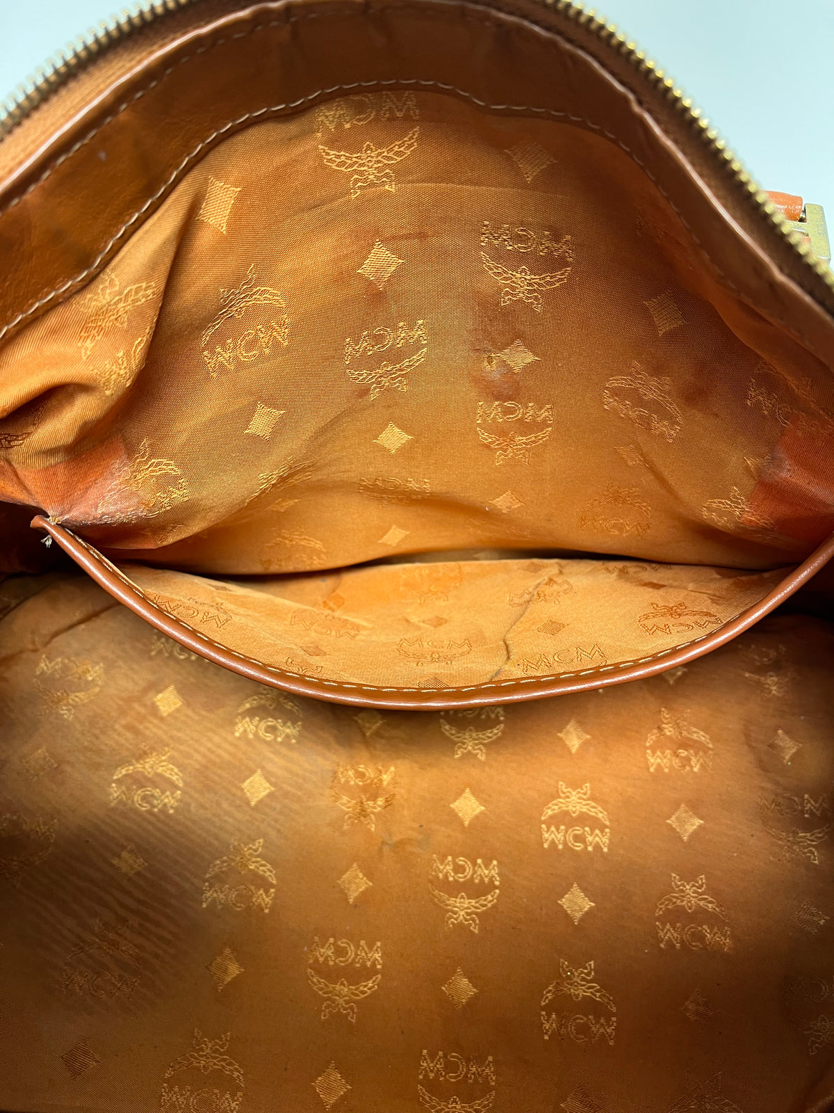Camel MCM Handbag