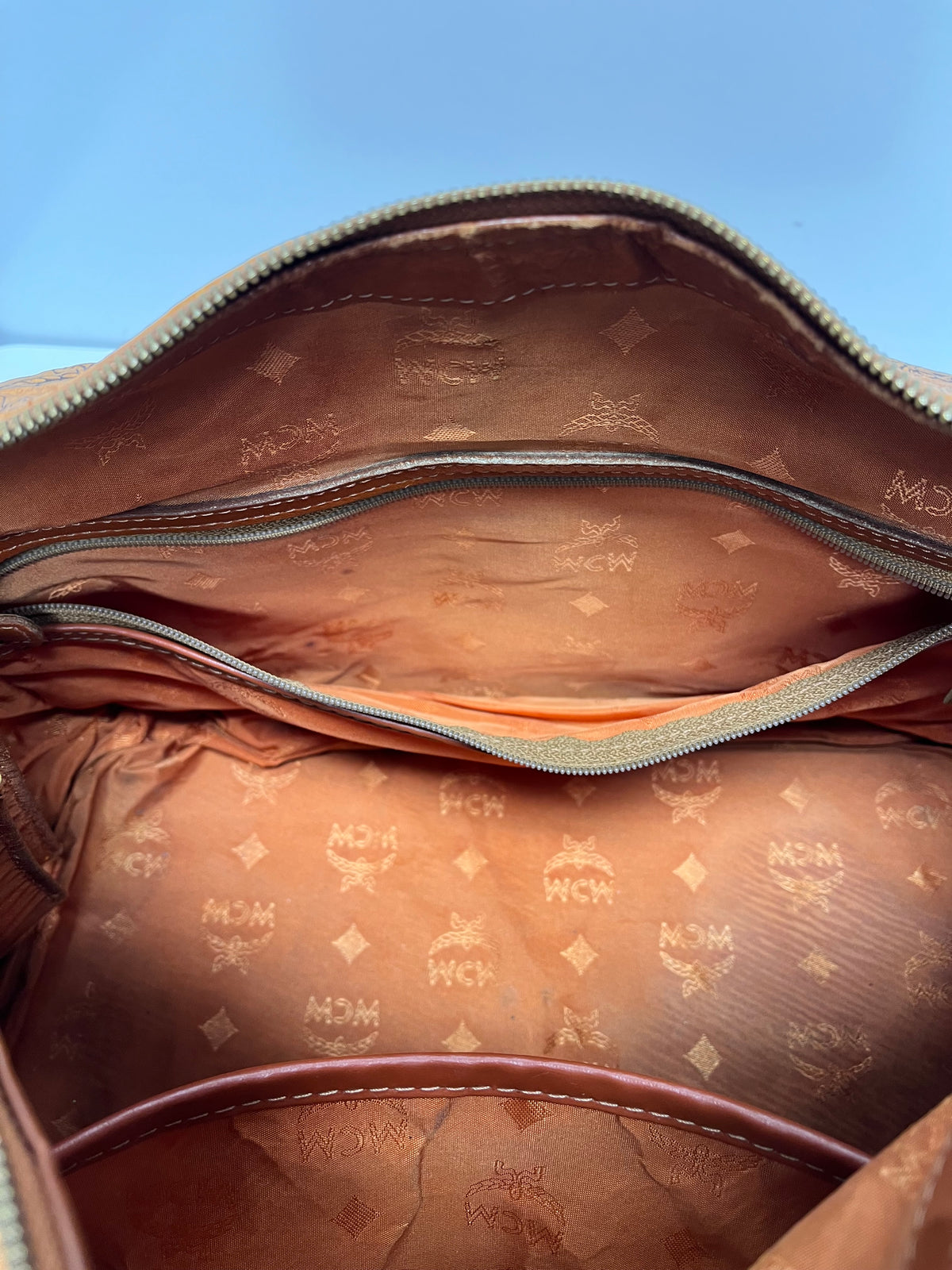 Camel MCM Handbag