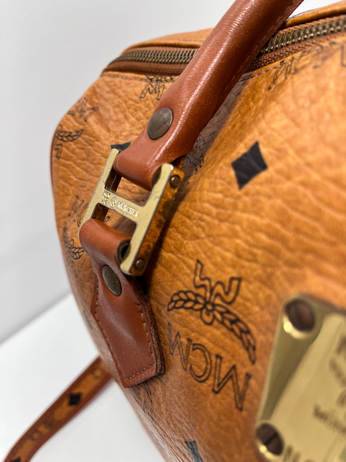 Camel MCM Handbag