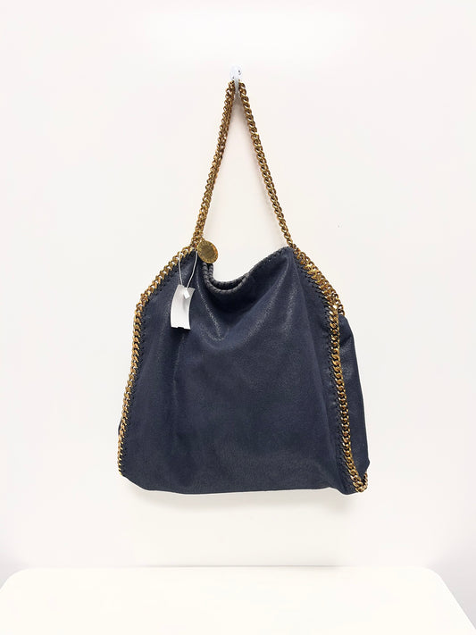 Stella McCartney  Tote Navy & Gold Falabella Large
