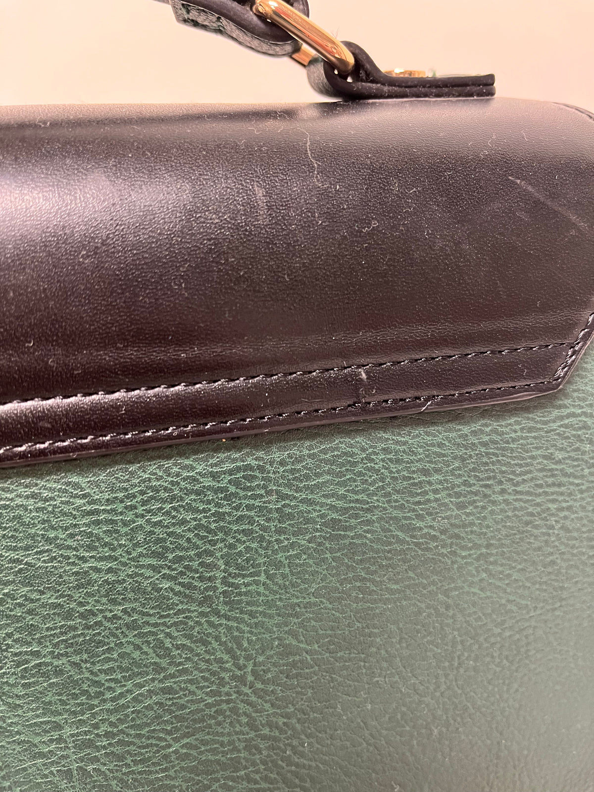 Dune London Handbag Green & Black