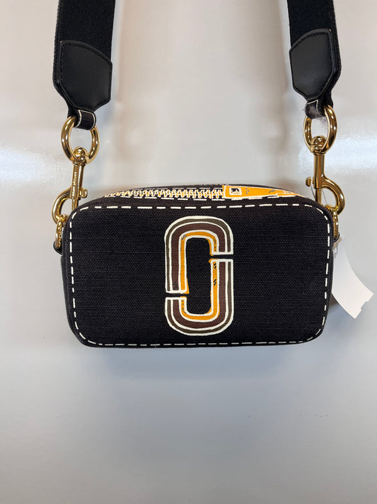 Marc Jacobs Crossbody Black Trompe l'Oeil Snapshot Cotton