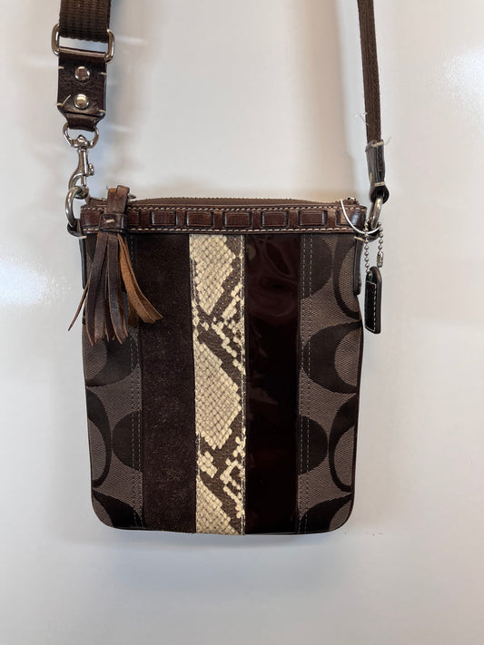 Coach Crossbody Brown Vintage Patchwork 2006