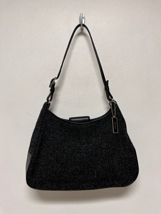 Coach Handbag Gray Legacy West Wool Vintage 2000 8125