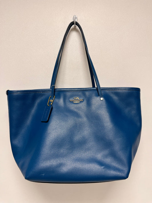 Coach Handbag Teal City Tote 2014