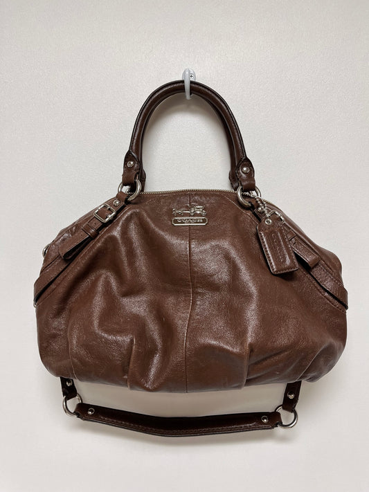 Coach Handbag Brown Madison Sophia Satchel 2011 As Is Pen Marks Inside