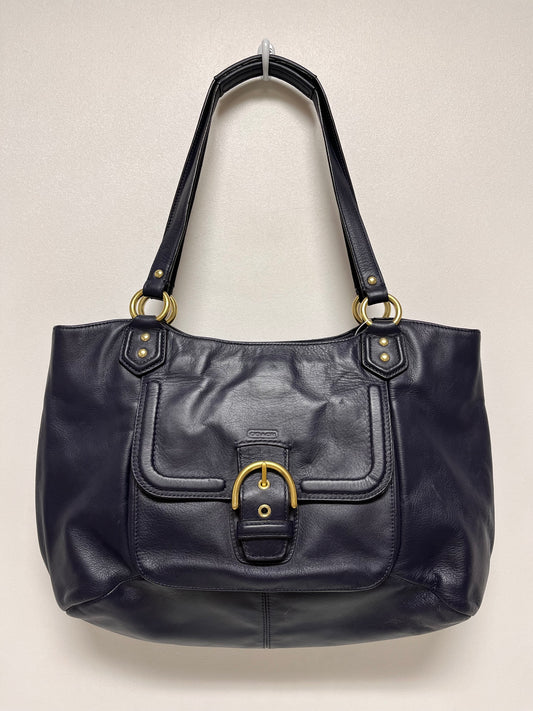Coach Handbag Navy Blue Campbell Belle Carryall 2013 No Hang Tag