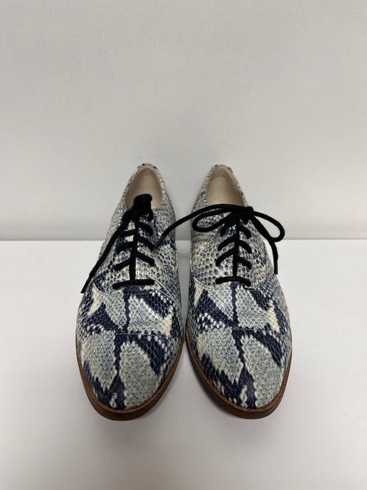 Cole Haan Shoes Blue & White Modern Classic Oxford Python 5