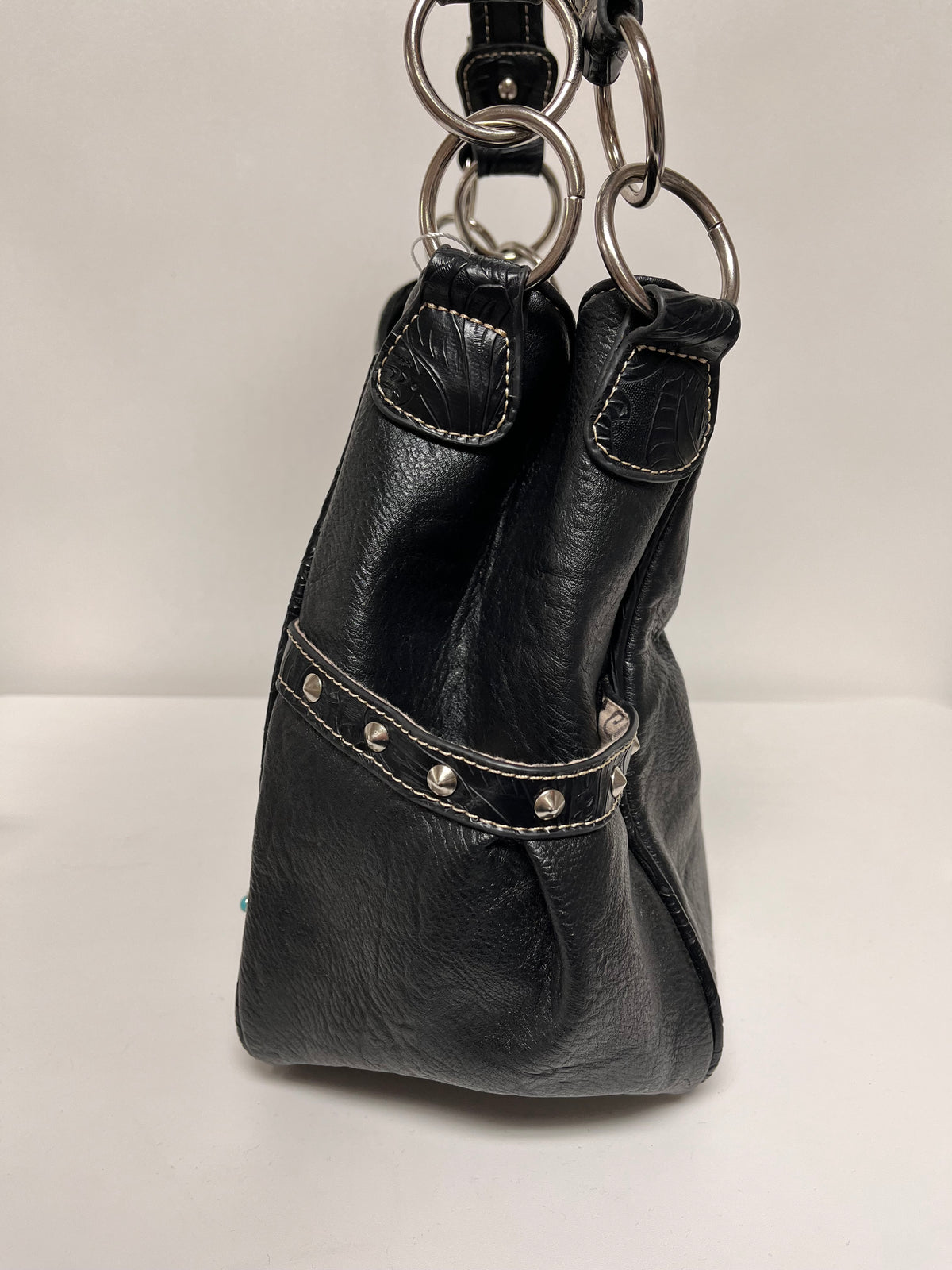 Crossbody Black & Cream Western