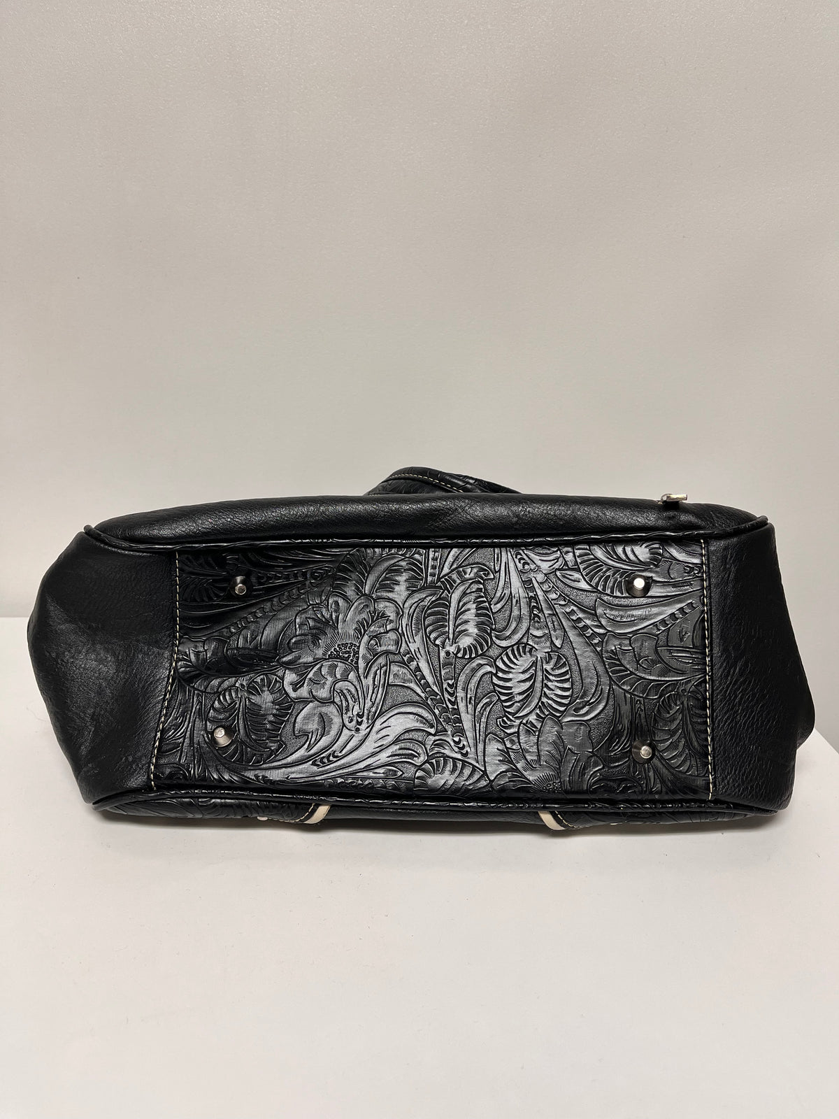 Crossbody Black & Cream Western