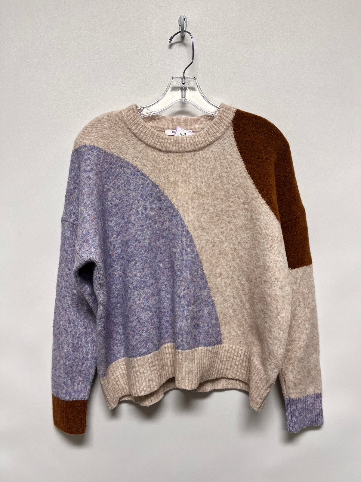 Madewell Sweater Cream, Purple, & Tan  Medium