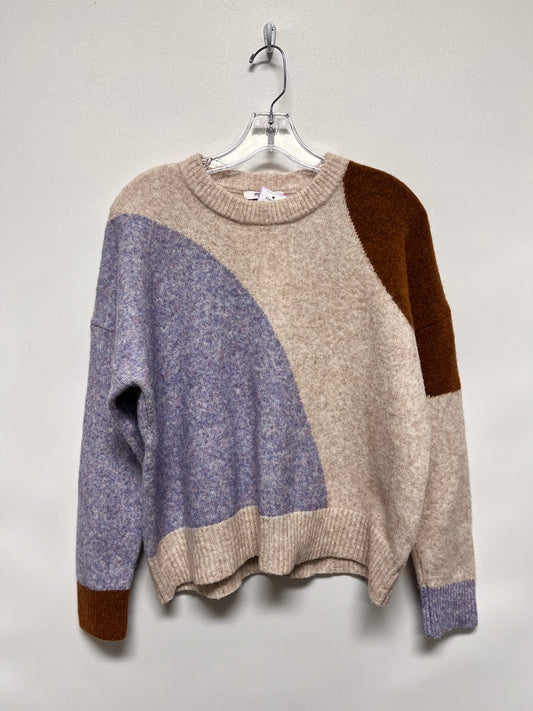Madewell Sweater Cream, Purple, & Tan  Medium