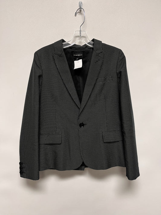 Emporio Armani Blazer Black & White Single Button Dot 42 6