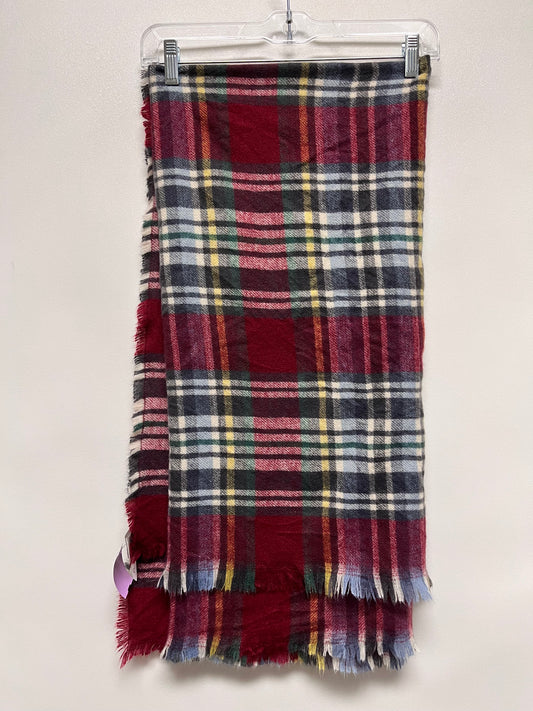 Quagga Scarf Red & Gray Plaid