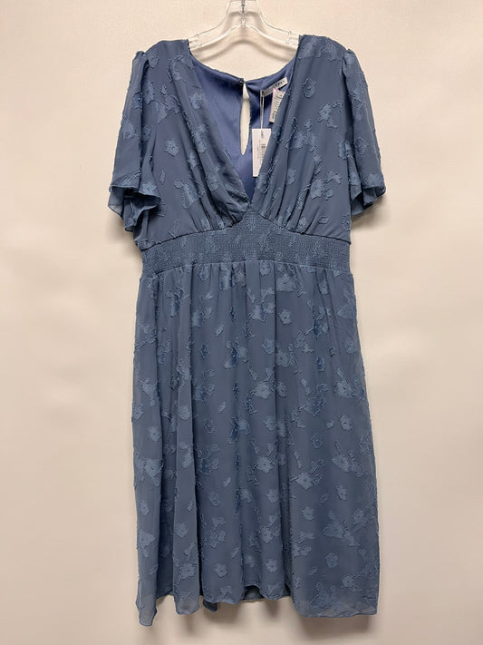 Baltic Born Dress Blue Floral NWT 3X