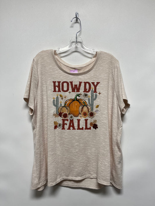 Cato Shirt Cream Howdy Fall  18/20