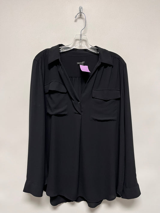 Ann Taylor Shirt Black  Large