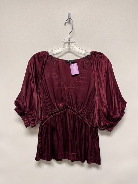 Madewell Shirt Bugundy  Medium
