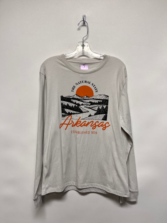 Home Free Shirt Cream & Black Arkansas Medium