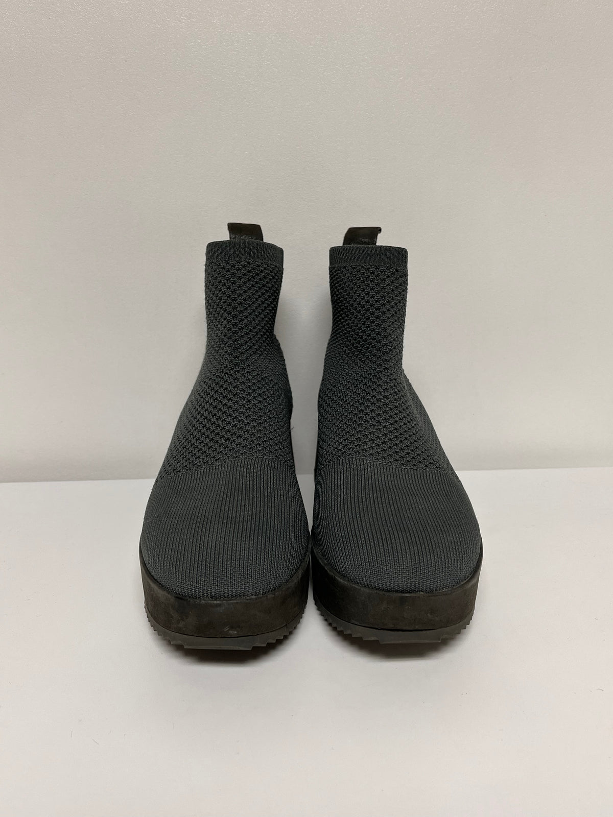 Eileen Fisher Boots Gray Mars Stretch Knit 7.5