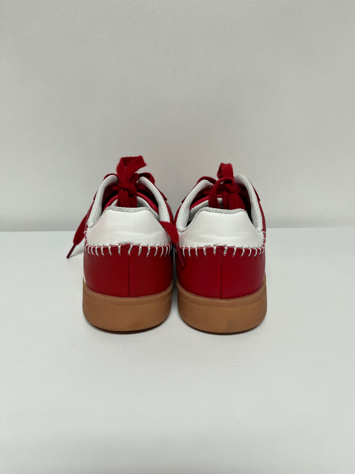 Lucky Step Shoes Red & White w/ Box 9