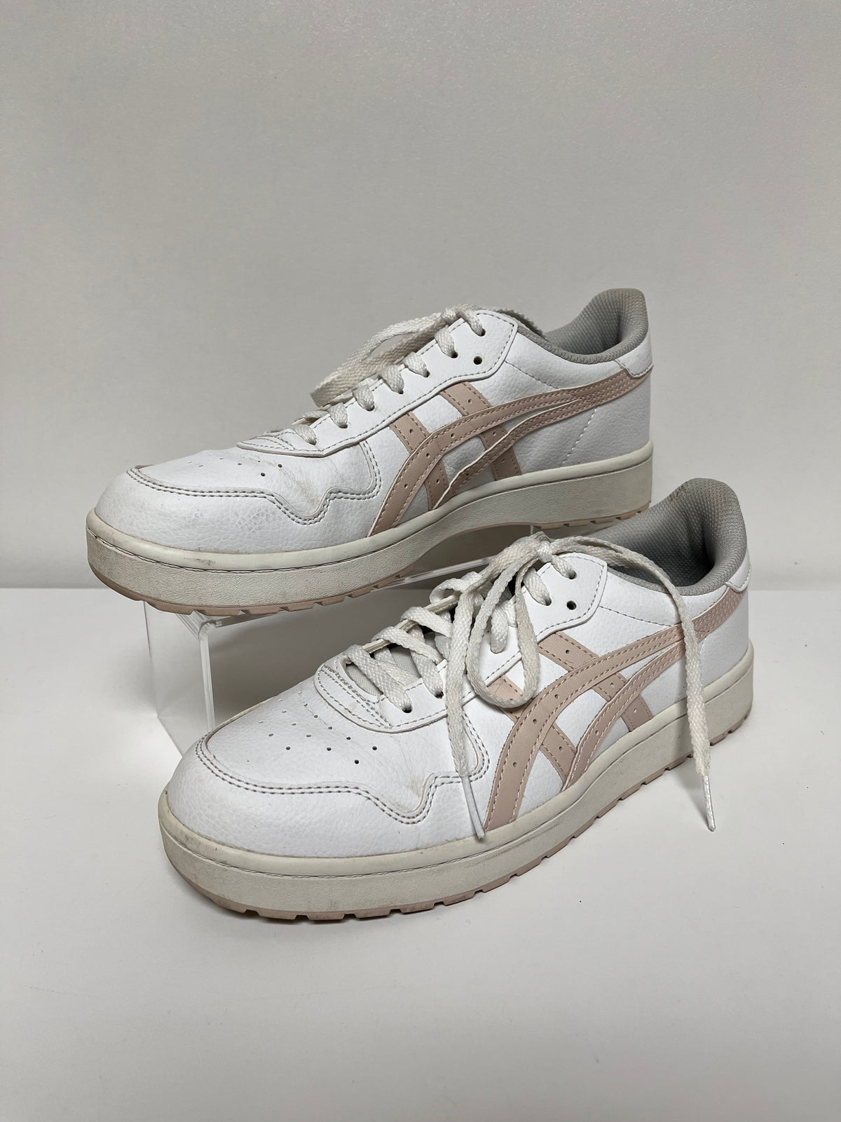 Asics Shoes White & Pink Japan Lifestyle 9.5
