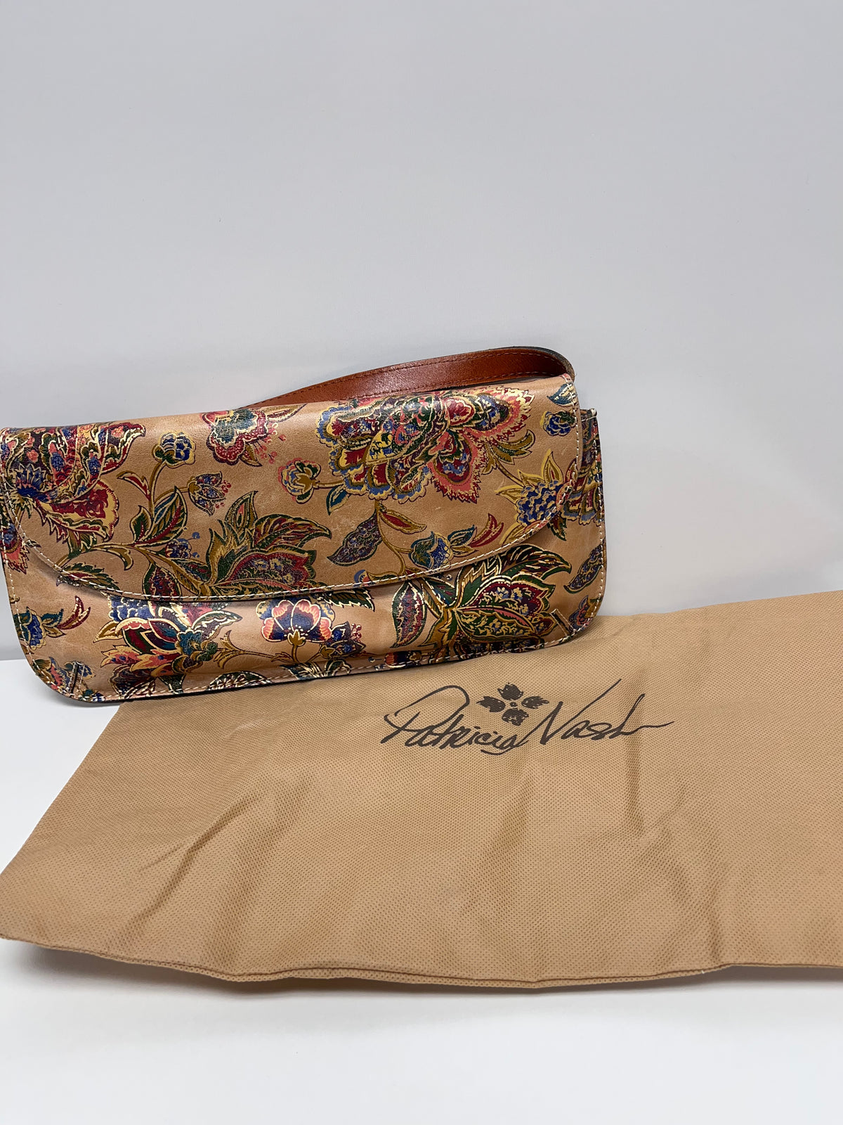 Patricia Nash Crossbody Floral Slim with Phone Pocket w/ dust bag