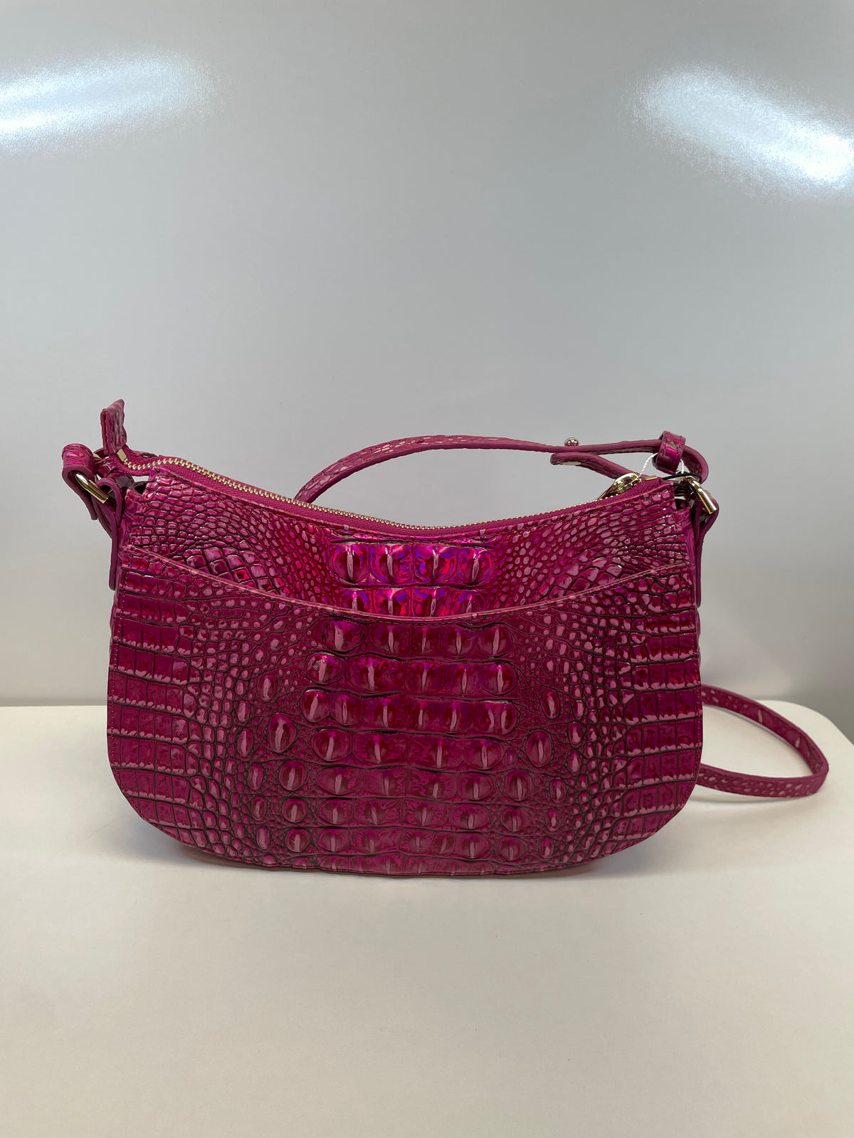 Brahmin Crossbody Hot Pink Shayna NWT