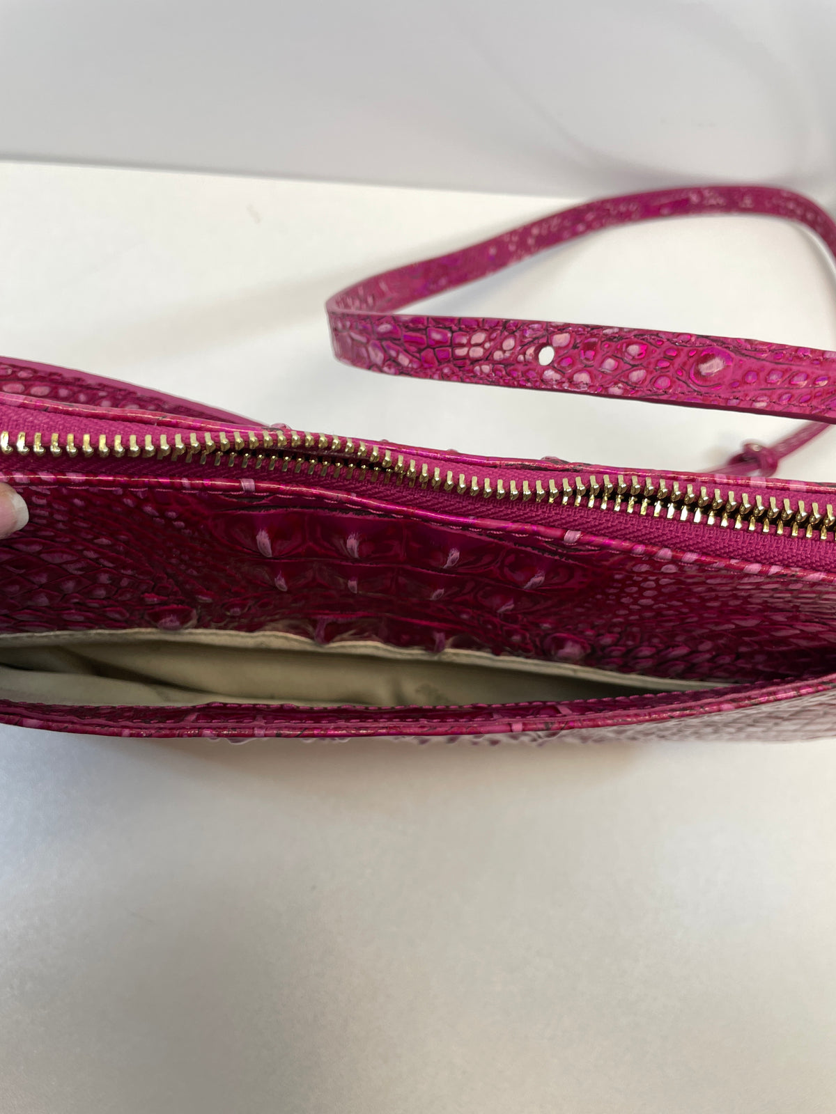 Brahmin Crossbody Hot Pink Shayna NWT
