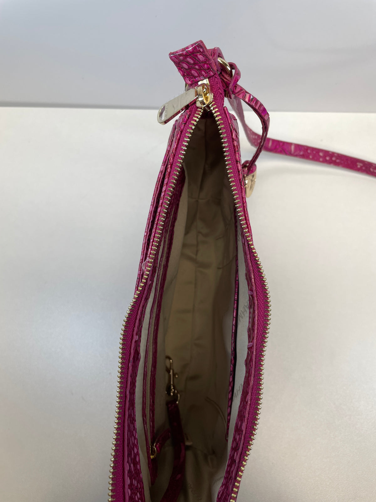Brahmin Crossbody Hot Pink Shayna NWT