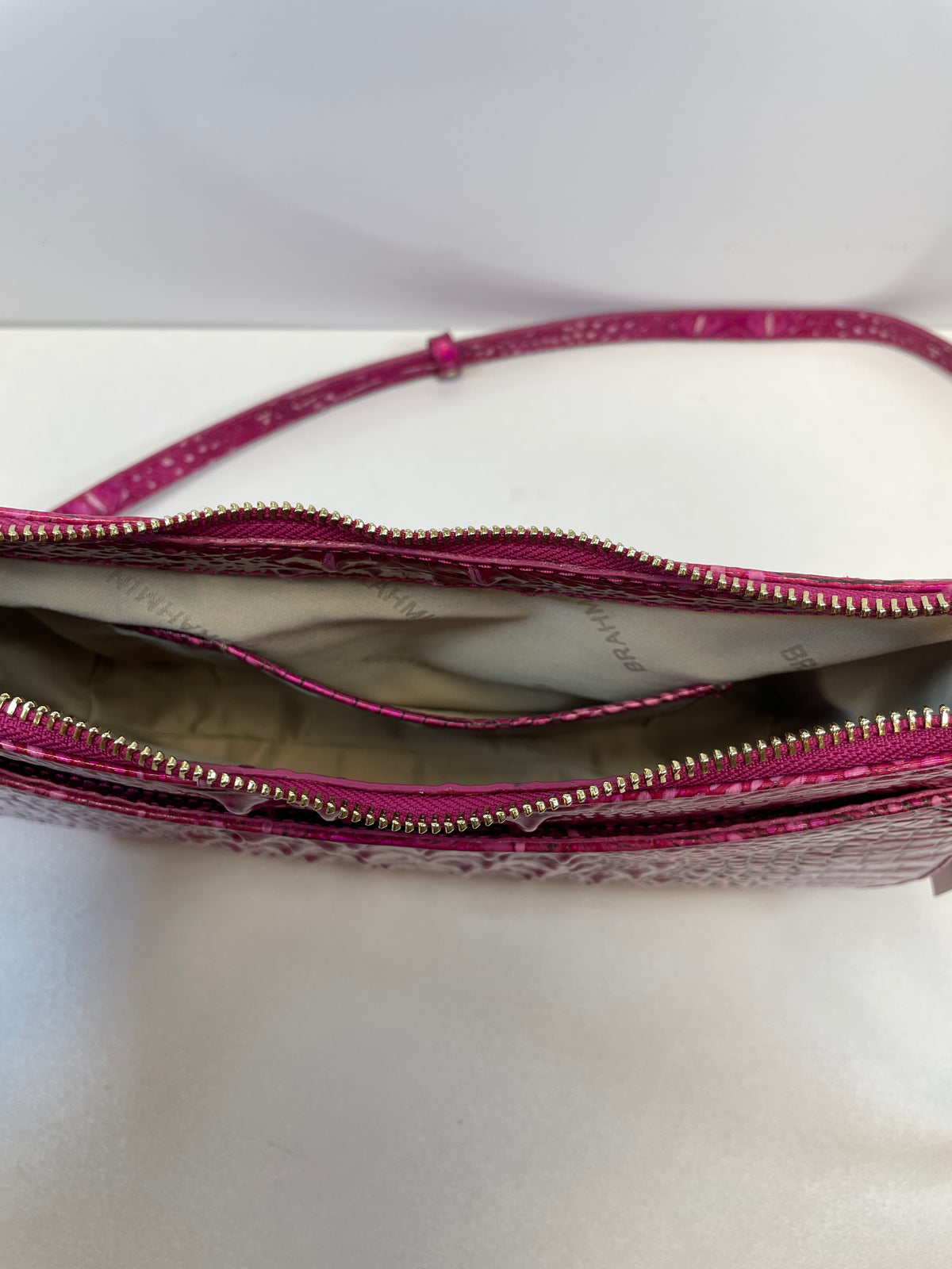 Brahmin Crossbody Hot Pink Shayna NWT