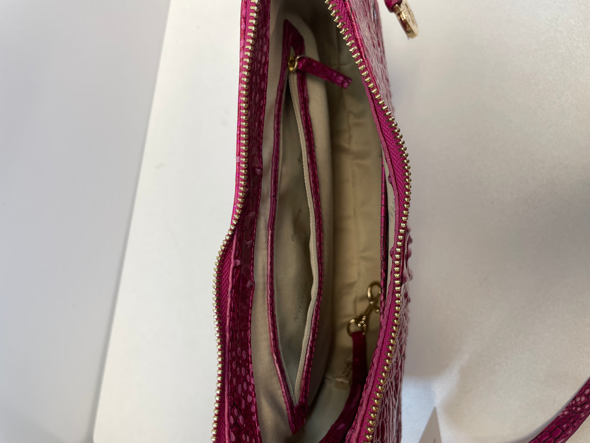 Brahmin Crossbody Hot Pink Shayna NWT