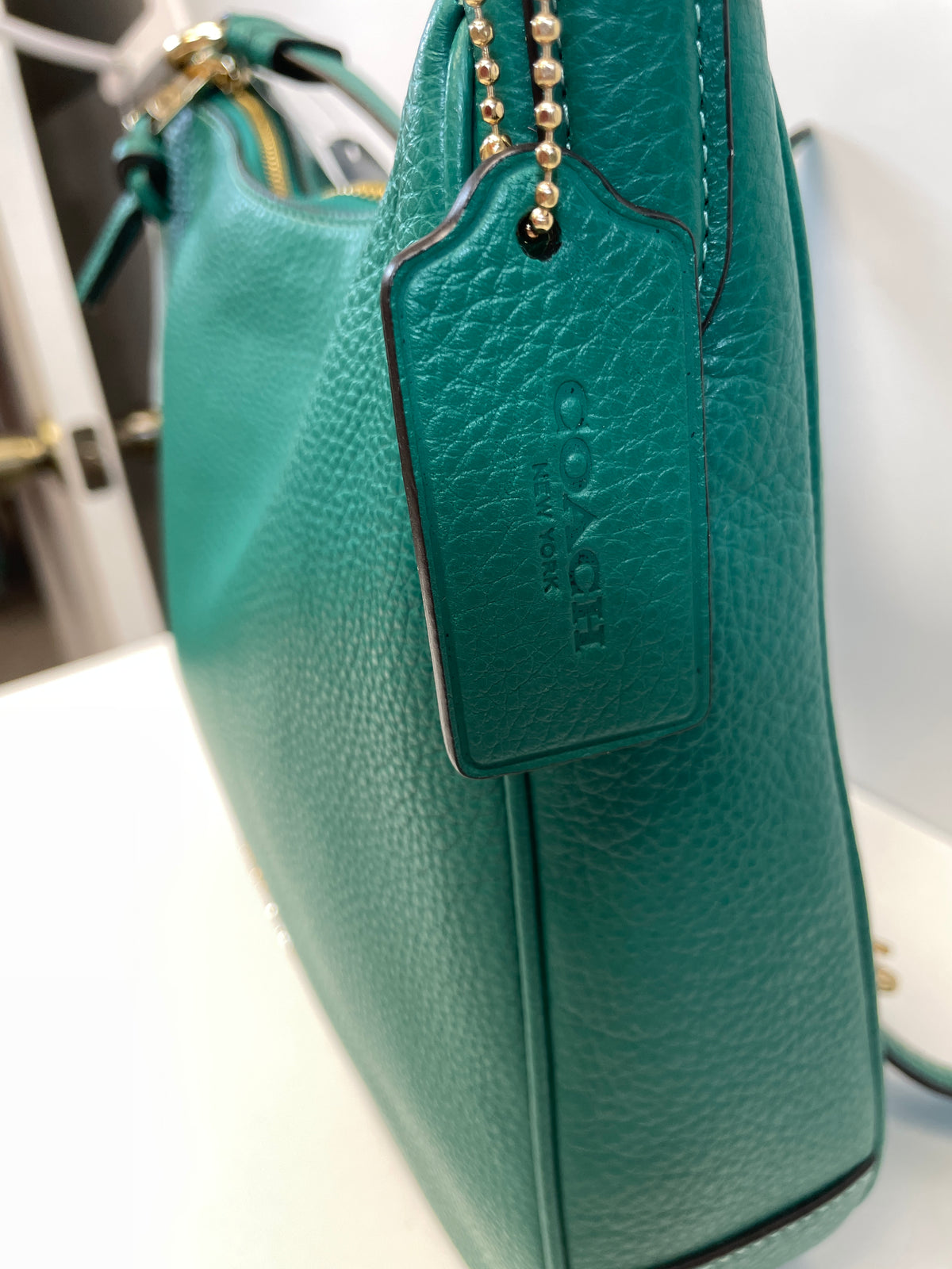 Coach Handbag Jade Green Ellie File NWT C1648