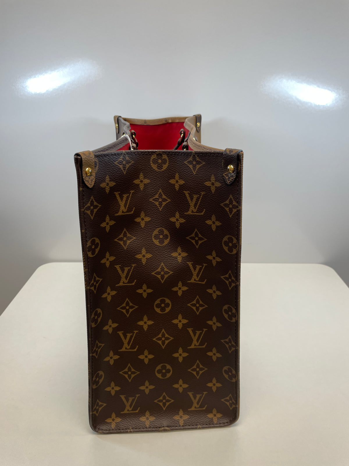 Louis Vuitton Handbag Monogram Reverse OnTheGo Giant w/ Dust Bag & Box GM