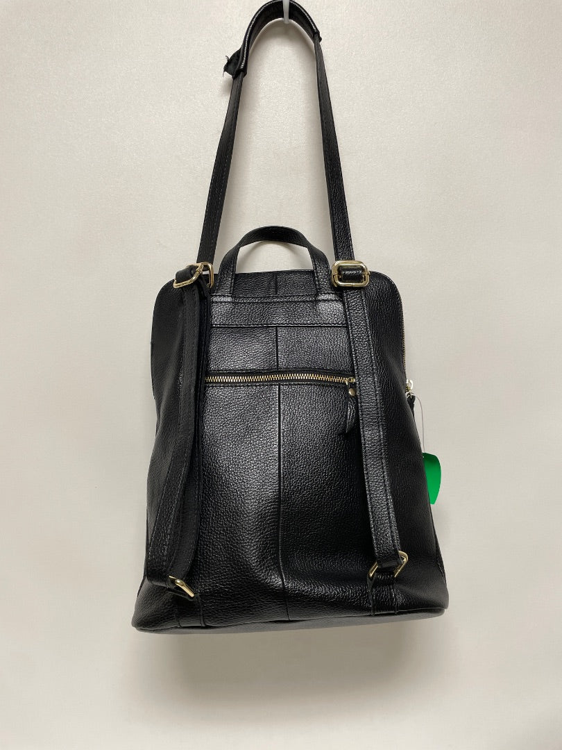 L.CREDI Backpack Black Convertible (as is: stitching)