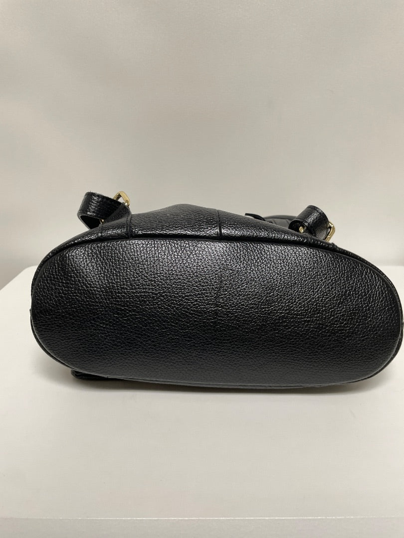 L.CREDI Backpack Black Convertible (as is: stitching)