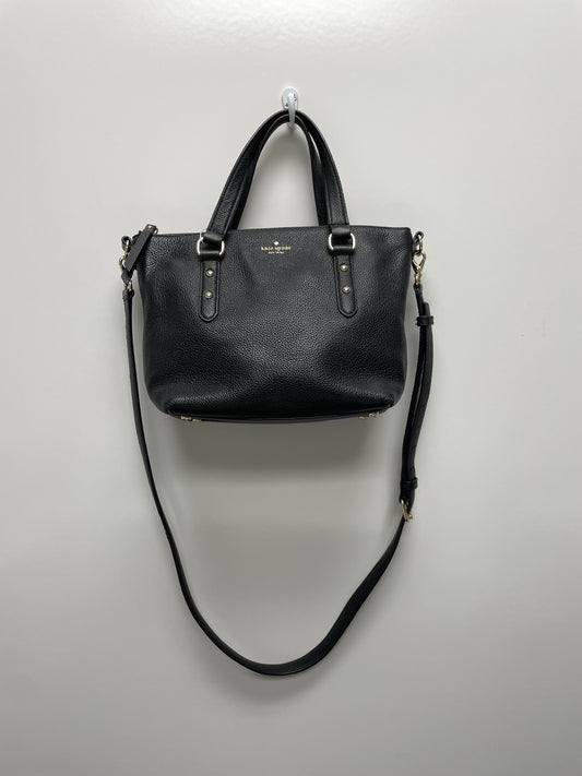 Kate Spade Crossbody Black & Gold Larchmont Avenue Tote