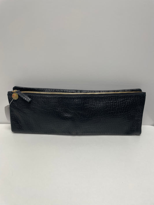 Clare V. Clutch Black Oversized Foldover