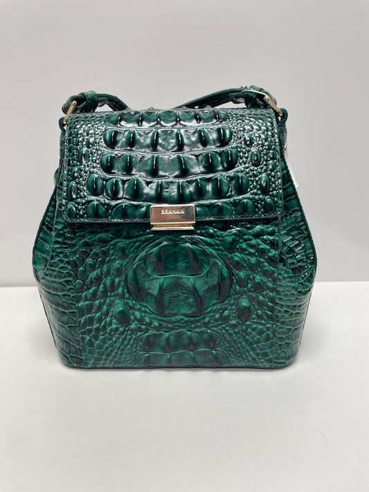 Brahmin Handbag Emerald Green Margo