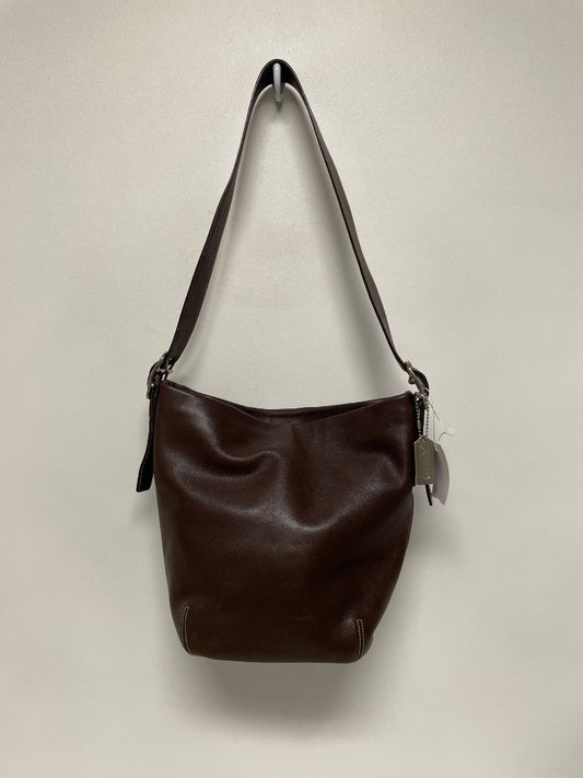 Coach Handbag Chocolate Brown Vintage Soho Bucket Bag Legacy 2002